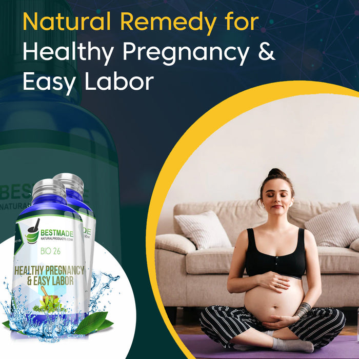 Healthy Pregnancy & Easy Labor Natural Remedy Bio26