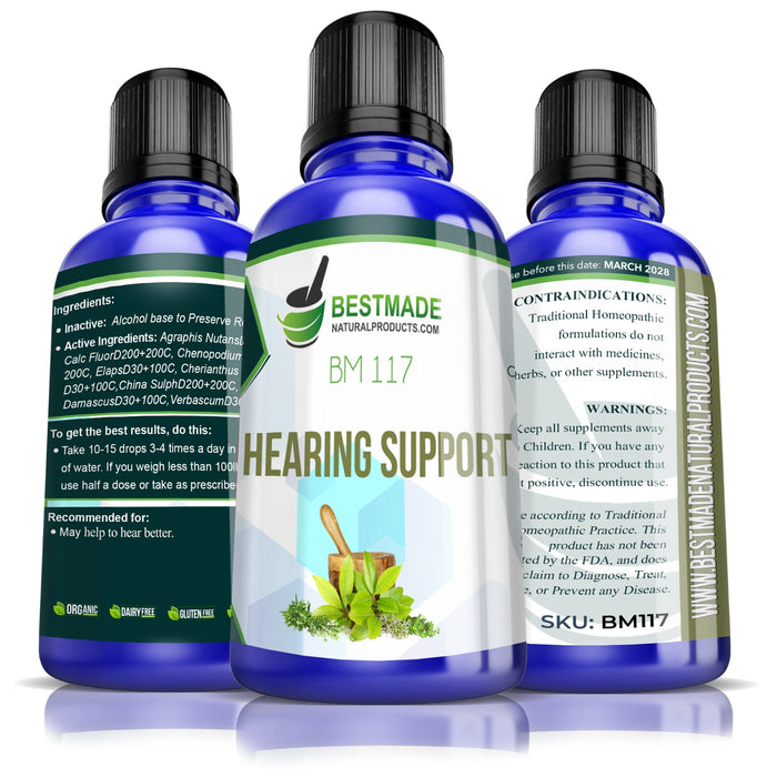 Hearing Support Natural Remedy (BM117) 30ml - BM Products
