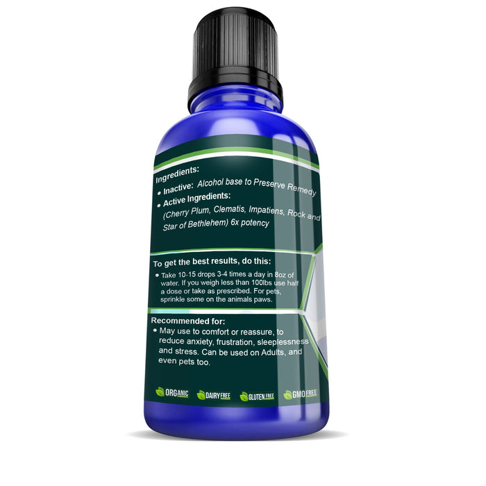Instant Calm Formula Advanced Flower Therapy Remedy - Simple