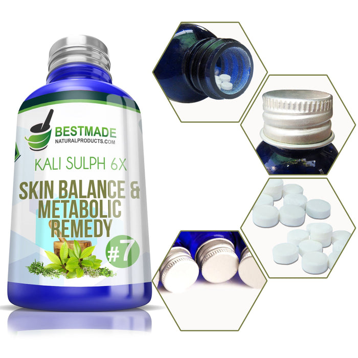 Kali Sulphuricum 6x | Skin Balance & Metabolic Remedy - 