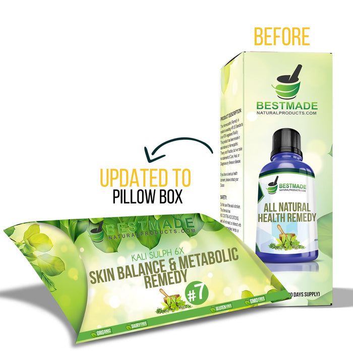 Kali Sulphuricum 6x | Skin Balance & Metabolic Remedy - 