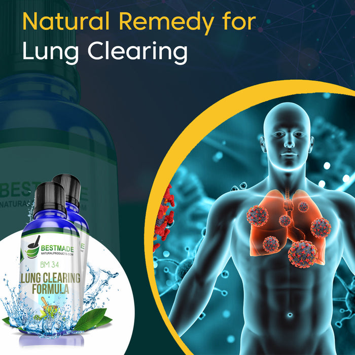 Lung Clearing Remedy Natural Formula (BM34) - BM Products