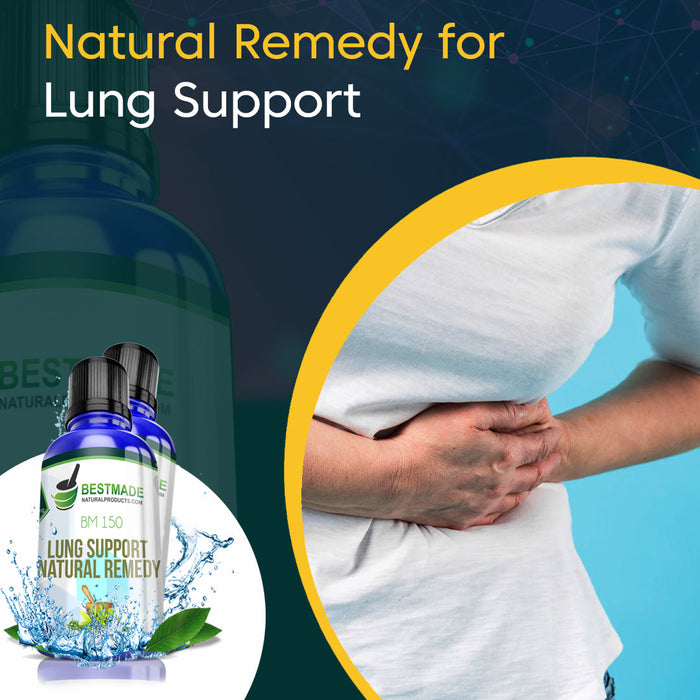 Lung & Cough Support Supplement Natural Remedy (BM150) - BM 