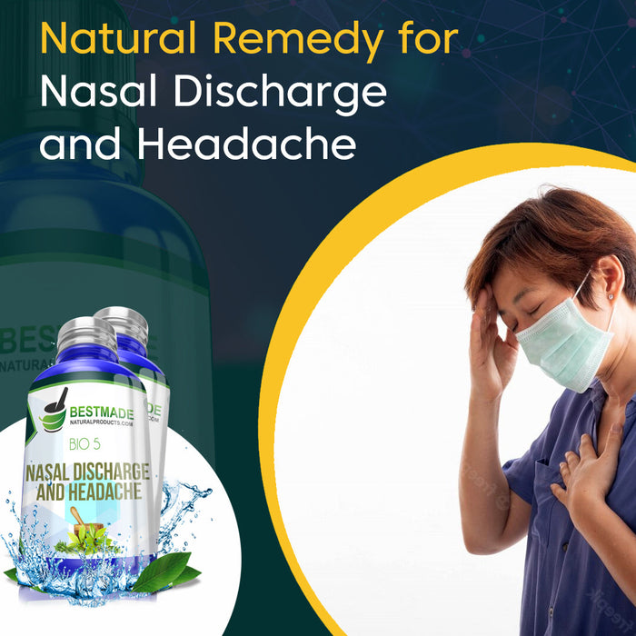 Nasal Discharge and Headaches Bio5 Tablets Natural Remedy