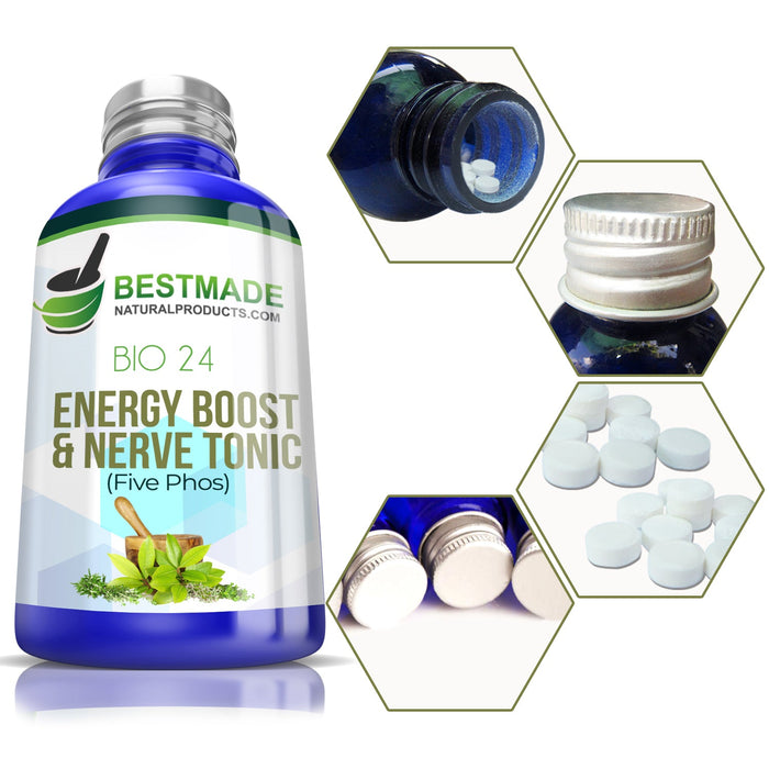 Natural Energy Boost & Nerve Tonic (Five Phos) Bio24 - 