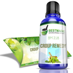 Croup Remedy BM218, 30mL, um suplemento natural que ajuda a aliviar inflamação & inchaço para facilitar a respiração, ajuda com febres, gargantas doloridas e outros sintomas de croup