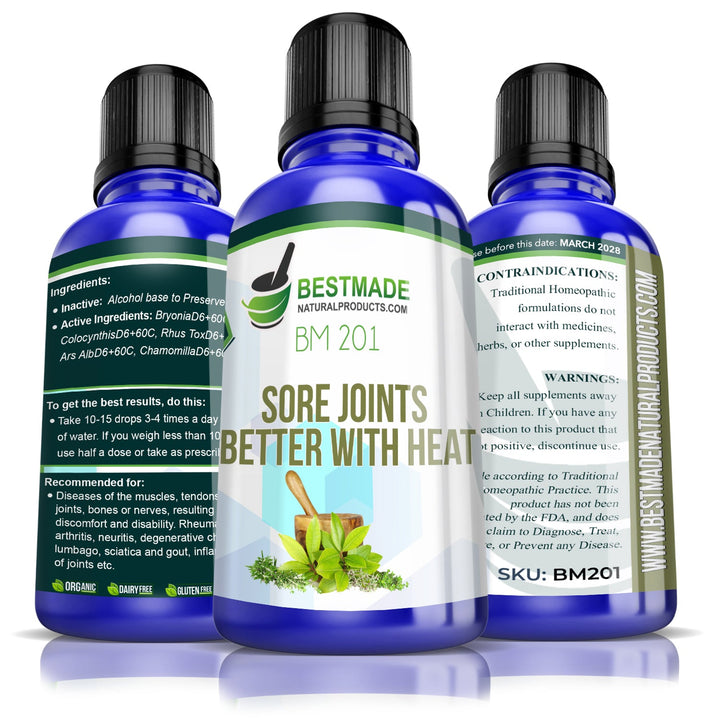 Natural Remedy for Sore Joints (BM201) 30ml - BM Products