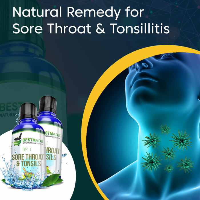 Natural Remedy for Sore Throat & Tonsillitis BM1 - Simple 