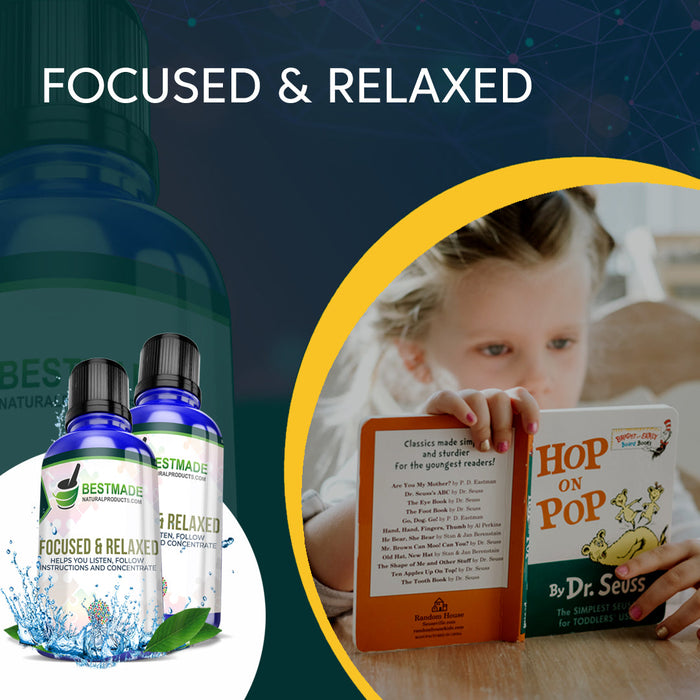 Organic Natural Supplement for Focus and Relaxation - BM 