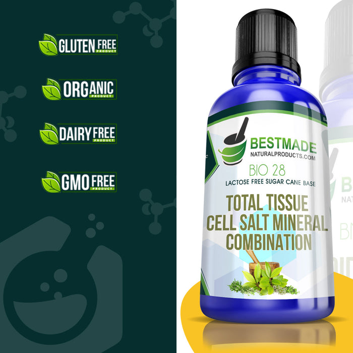 Total Tissue Cell Salt Mineral Combination Bio28 - Simple 
