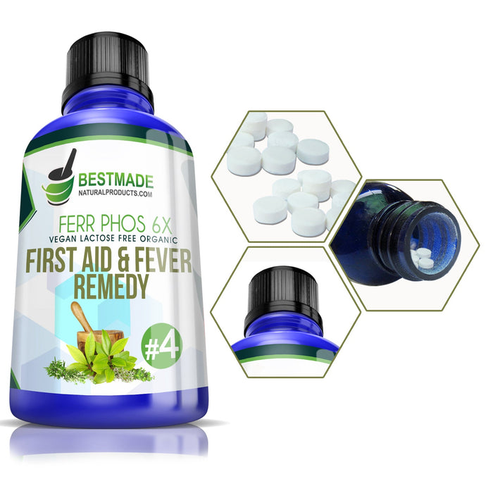 Vegan Lactose Free Organic First Aid and Fever Remedy - 